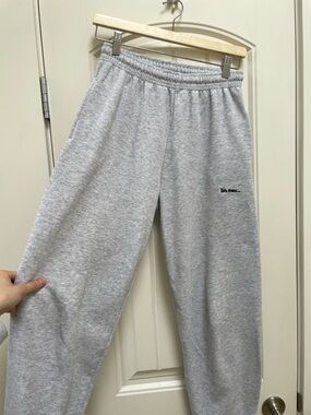 Light Gray Track Joggers - Comfort Fit